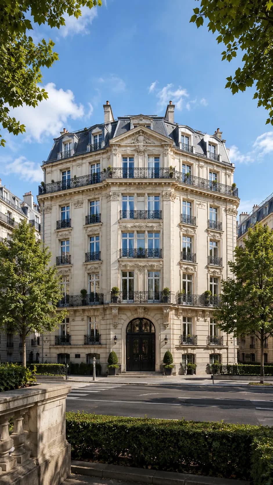 Apartment building, illustrative of a value appraisal