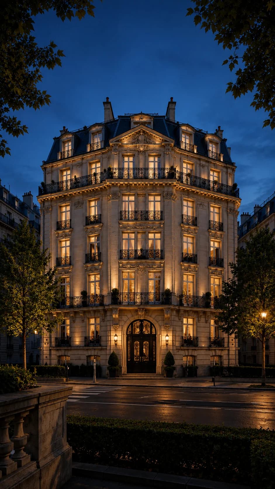 Apartment building, illustrative of a value appraisal